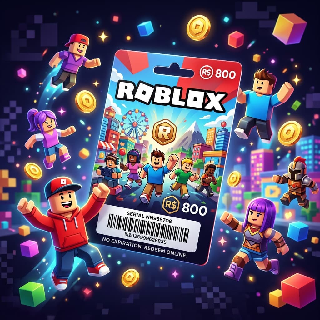 Roblox Robux Gift Card au Maroc - Prix 50 MAD